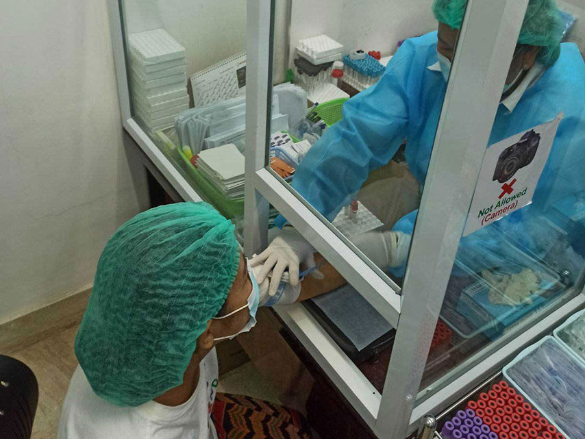 SML Myanmar, Laboratory testing, home testing